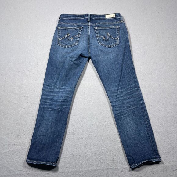 AG Adriano Goldschmied The Stilt Roll Up Cigarette Jean size 26‎ Straight Leg - Picture 9 of 10